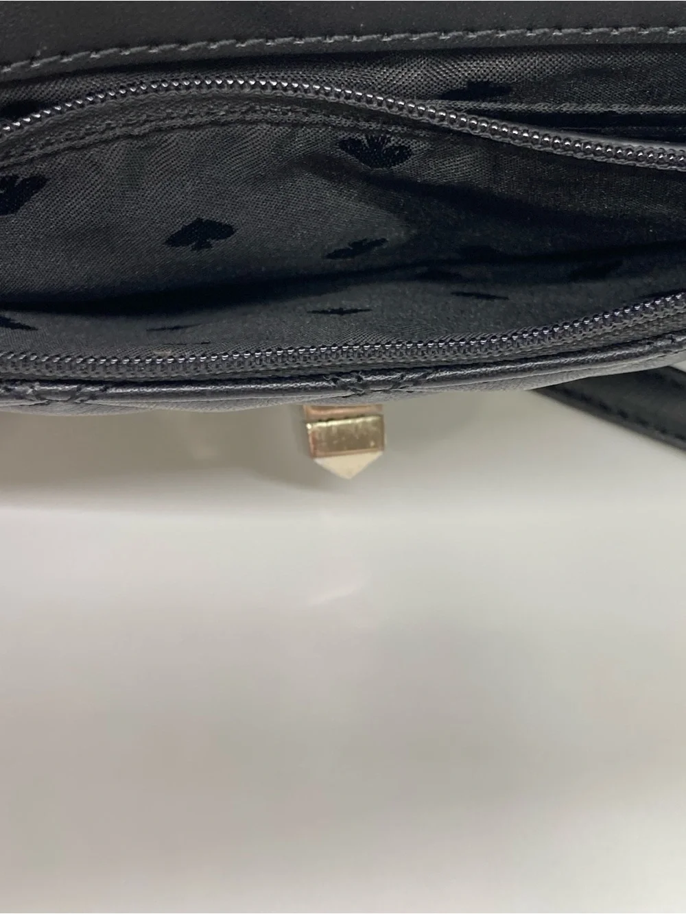 kate spade quilted black